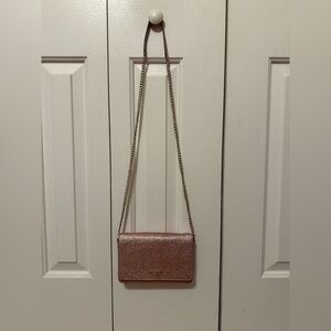 Kate Spade Rose Gold Chain Wallet/ Crossbody
